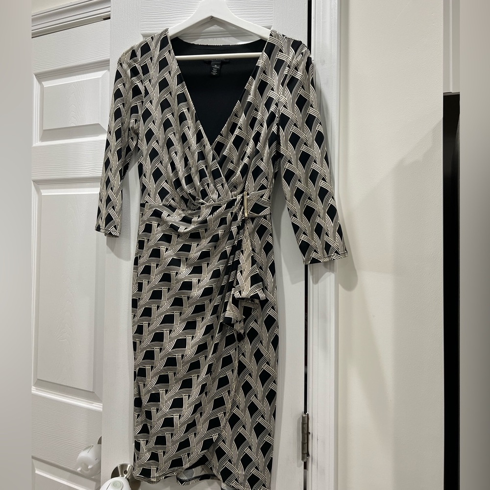 White House Black Market Wrap Dress